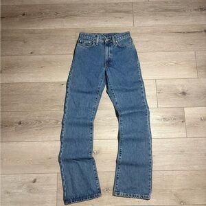 NEW WITH TAGS womans slim flare Polo Ralph Lauren blue denim jeans Size 26/33